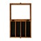 Flash Furniture Maverick 11x14 Solid Pine Medals Display Case w/3 Channel Grooved Removable Shelves in Rustic Brown HMHD-23M014YBN1-RSTBRN-1114-GG - alternate 5
